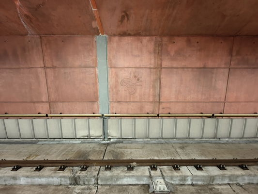 Budapest, M4 metró, Kelenföld vasútállomás, bélyegkép