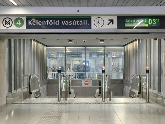 Budapest, M4 metró, Kelenföld vasútállomás, bélyegkép