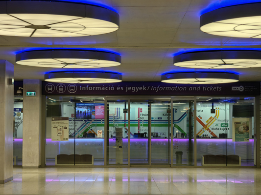 Budapest, M4 metró, Kelenföld vasútállomás, bélyegkép