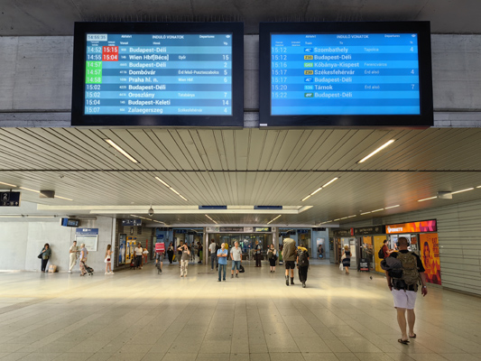Budapest, M4 metró, Kelenföld vasútállomás, bélyegkép