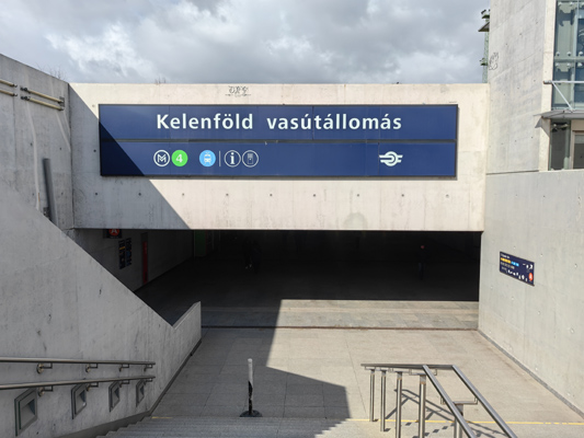 Budapest, M4 metró, Kelenföld vasútállomás, bélyegkép