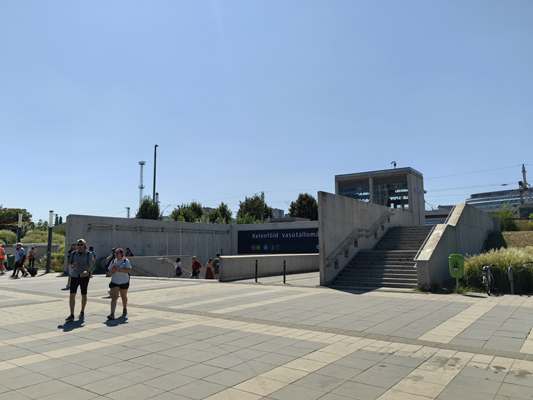 Budapest, M4 metró, Kelenföld vasútállomás, bélyegkép