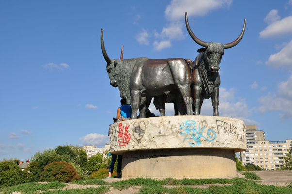 Budapest, M4 metró, Bikás park, bélyegkép
