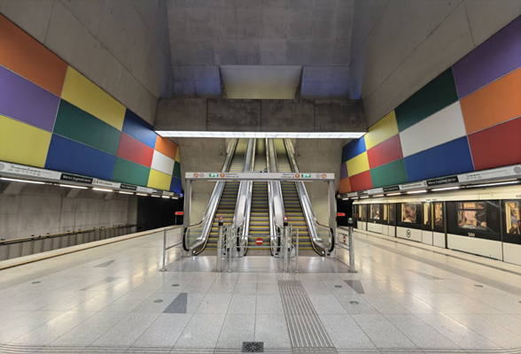 Budapest, M4 metró, Móricz Zsigmond körtér, bélyegkép