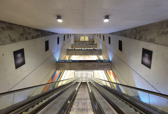 Budapest, M4 metró, Móricz Zsigmond körtér, bélyegkép