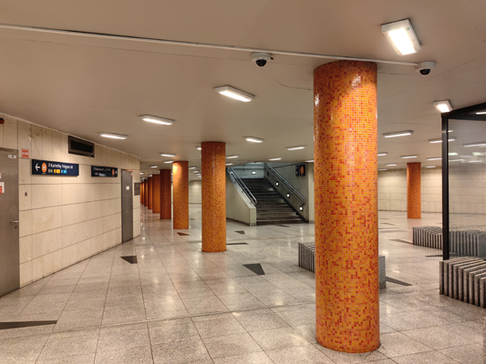 Budapest, M4 metró, Móricz Zsigmond körtér, bélyegkép