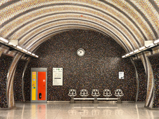 Budapest, M4 metró, Szent Gellért tér - Műegyetem, bélyegkép