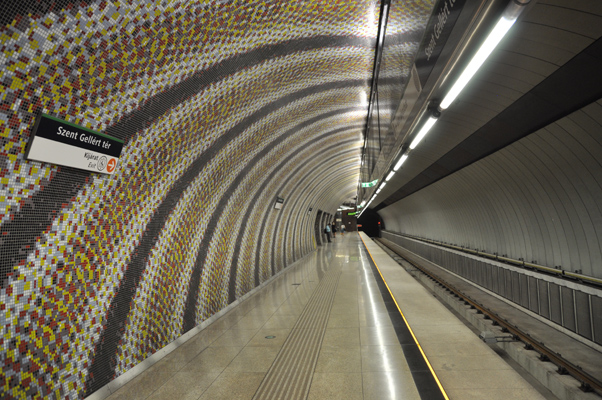Budapest, M4 metró, Szent Gellért tér - Műegyetem, bélyegkép