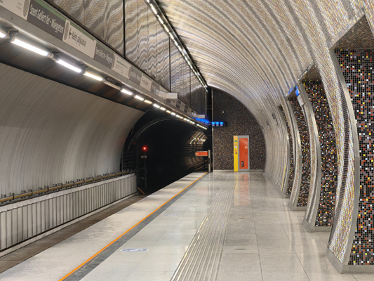 Budapest, M4 metró, Szent Gellért tér - Műegyetem, bélyegkép