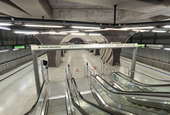 Budapest, M4 metró, Szent Gellért tér - Műegyetem, bélyegkép