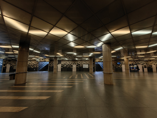 Budapest, M4 metró, Fővám tér, bélyegkép
