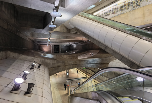 Budapest, M4 metró, Kálvin tér, bélyegkép