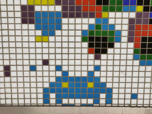 Budapest, M4 metró, Kálvin tér, bélyegkép