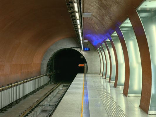 Budapest, M4 metró, Rákóczi tér, bélyegkép