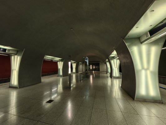 Budapest, M4 metró, Rákóczi tér, bélyegkép