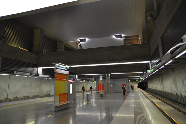 Budapest, M4 metró, II. János Pál pápa tér, bélyegkép