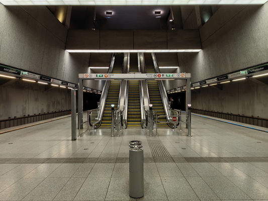 Budapest, M4 metró, Keleti pályaudvar, bélyegkép