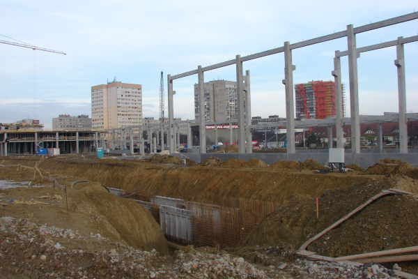 Budapest, M4 metró, járműtelep, bélyegkép