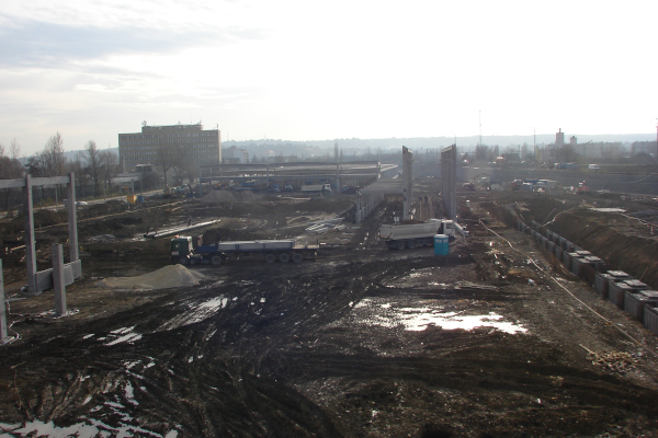 Budapest, M4 metró, járműtelep, bélyegkép