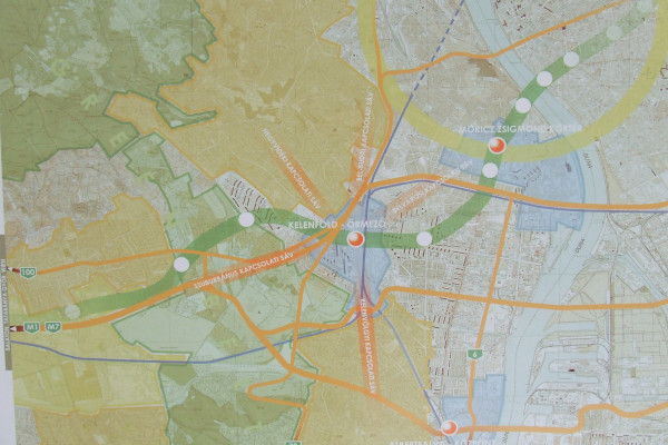 Budapest, M4 metró, látogatóközpont, bélyegkép