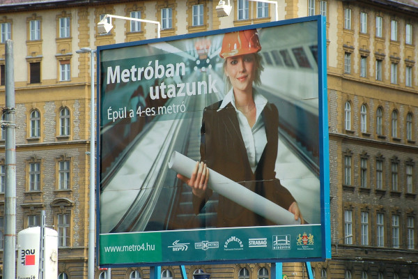 Budapest, M4 metró, Keleti pályaudvar, bélyegkép