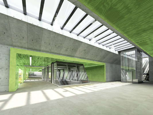 Budapest, M4 metró, Kelenföld vasútállomás, Palatium Stúdió látványterv, bélyegkép