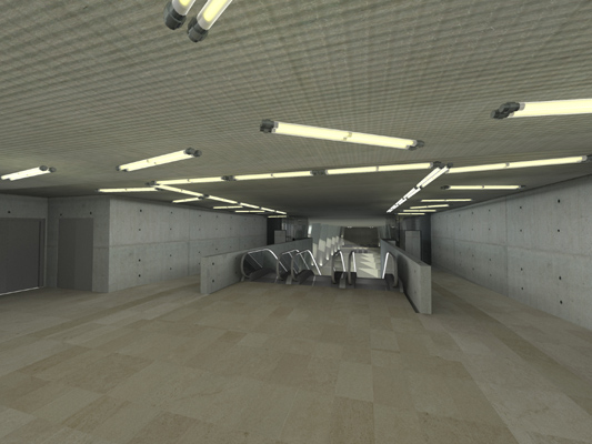 Budapest, M4 metró, Keleti pályaudvar, Palatium Stúdió látványterv, bélyegkép