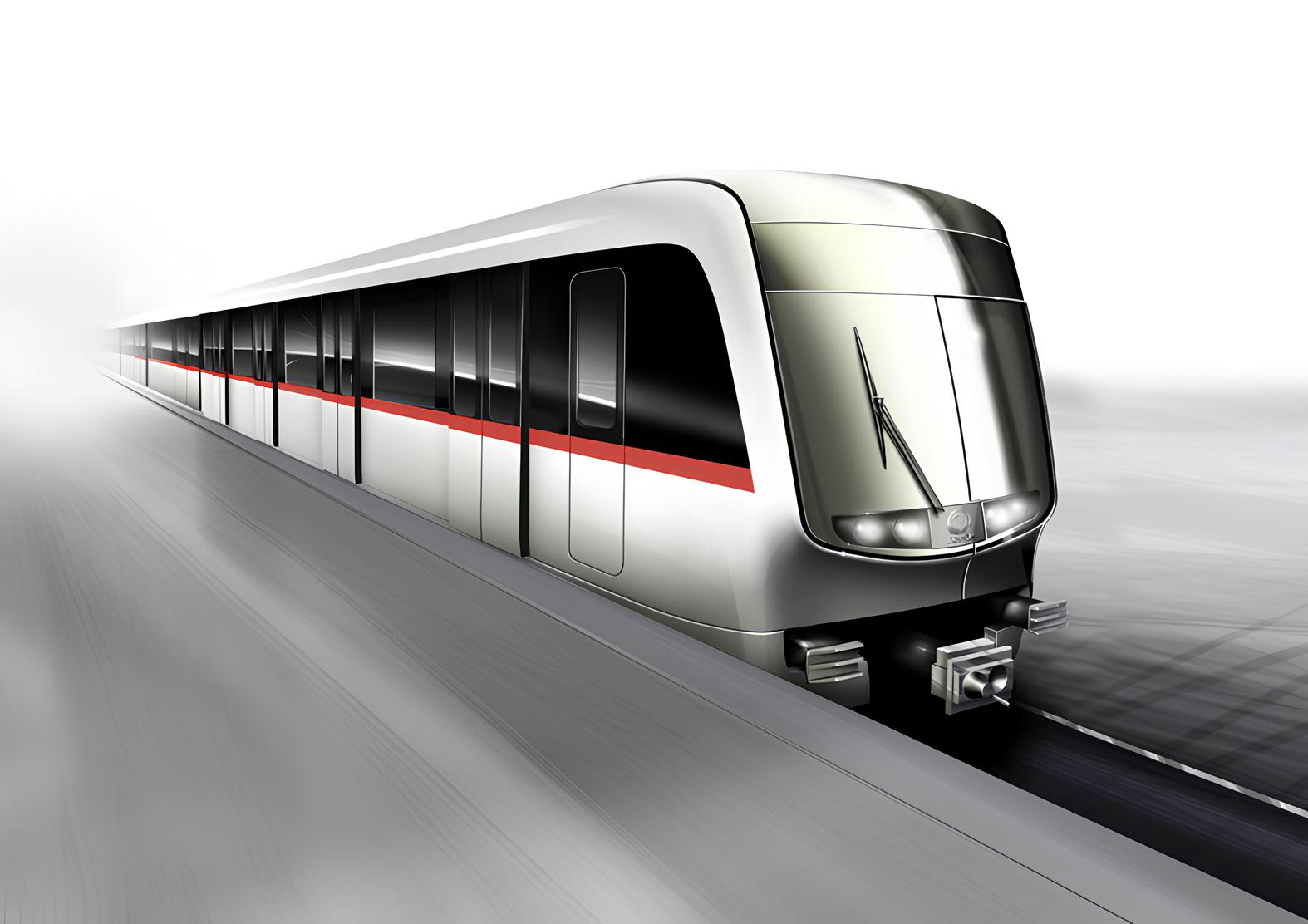 Budapest, Alstom METROPOLIS metró jármű látványterv, bélyegkép