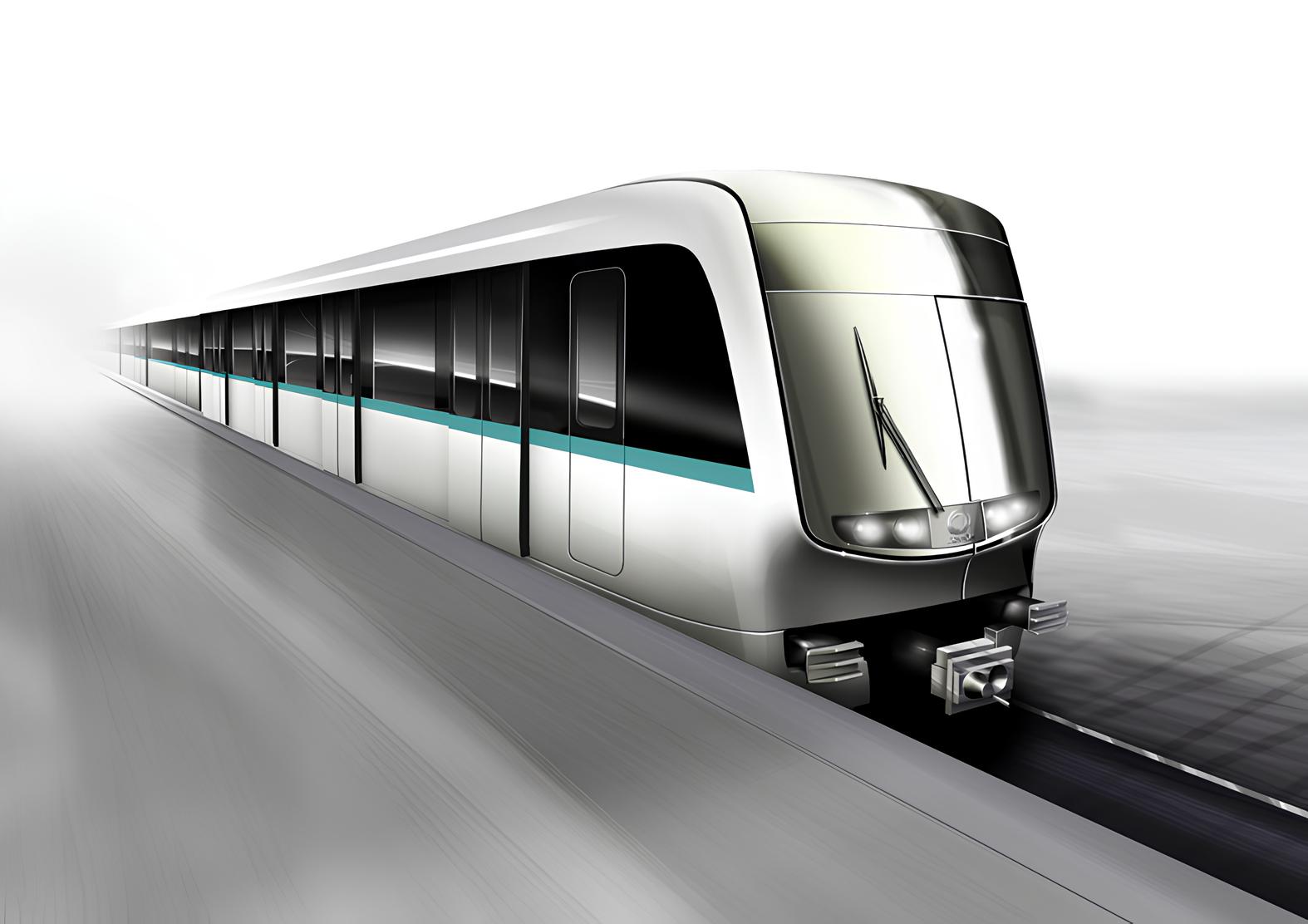 Budapest, Alstom METROPOLIS metró jármű látványterv, bélyegkép