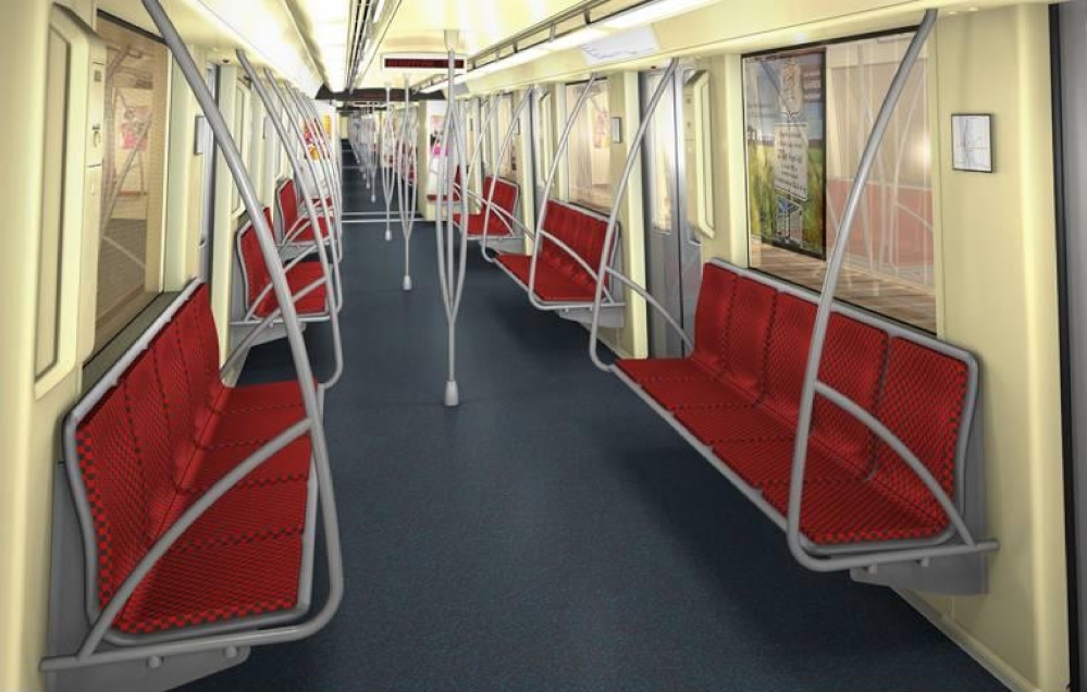 Budapest, Alstom METROPOLIS metró jármű látványterv, bélyegkép