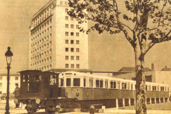 Budapest, Ganz P, prototípus metró jármű, bélyegkép