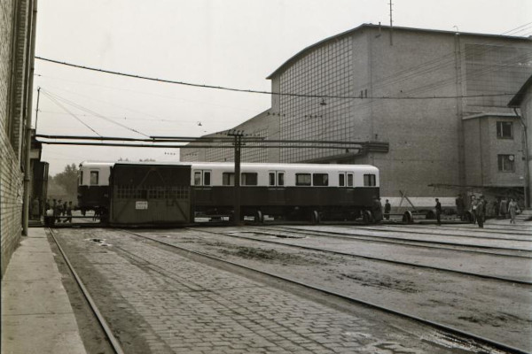 Budapest, Ganz P, prototípus metró jármű, bélyegkép