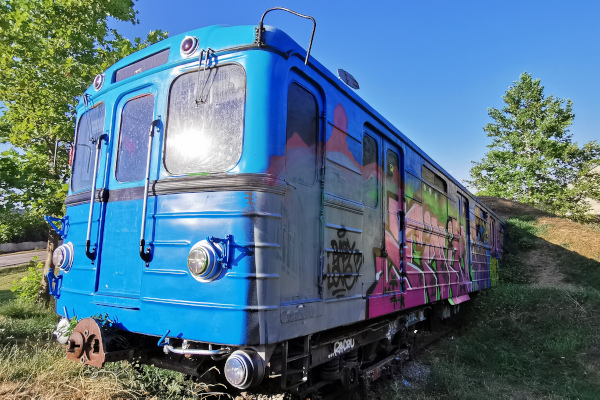 Csákberény, Metrowagonmash EvA jármű, bélyegkép